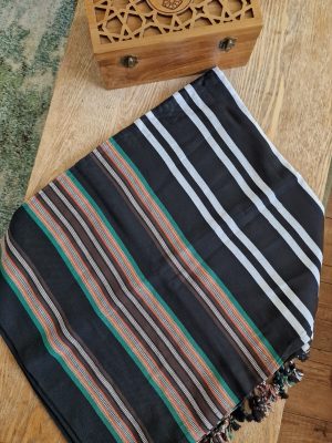 Yemeni Black Rustic "Sunnah" Shawl